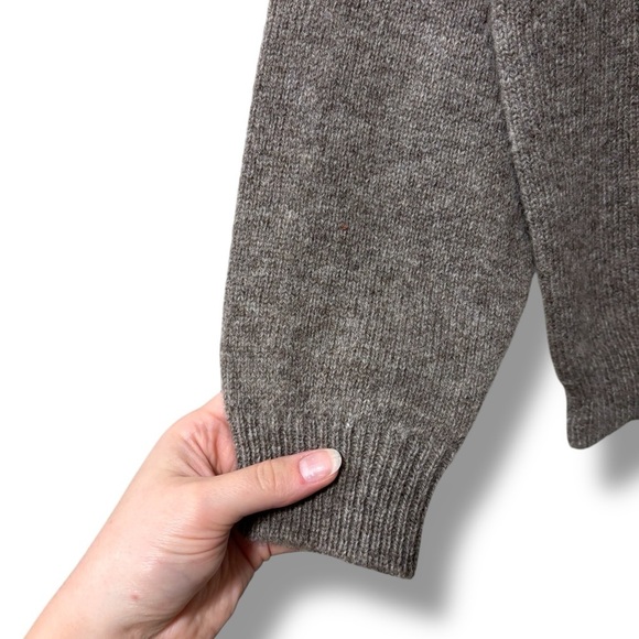 NWT Vintage 90s Warner Bros. Looney Tunes Tasmanian Devil Brown Wool Sweater XS - Picture 5 of 6